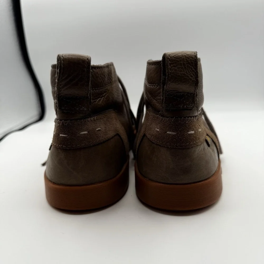 Chaco Davis Mid Top Leather Casual Ankle Boot Size US 11‎ Grey JCH106687